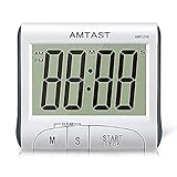 amtast Digital Küche Kochen Timer mit großem Display, laut Klingende Wecker Countdown Timer mit Desktop Ständer und Magnet