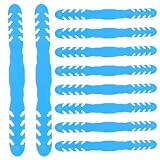 VILLFUL 10 Stück Maskenhaken Rutschfeste Verlängerungsschnalle aus Robustem Material Elastisches Maskenzubehör für Ohrbügelmasken Dunkelblau