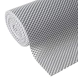 Regal- und Schubladeneinsatz für Küchenschränke, nicht klebend, rutschfest, langlebig, stark, sauber, lang, Größe 30,5 cm x 30,4 m, Regale, Schränke, Aufbewahrung, Küche und Schreibtische, Hellgrau