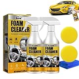 Qosneoun Homebbc Foam Cleaner, Rayhong Foam Cleaner, Multi-Purpose Foam Cleaner, Car Interior Foam Refinisher Cleaner, Foam Cleaner All Purpose for Car, Interior (2PCS)