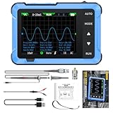 DewinLVD Oszilloskop,Tragbares Oszilloskop,DDS-Signalgenerator DSO510 Digital-Oszilloskop 2,8 Zoll TFT, Bandbreite 10 MHz Abtastrate 48 MSPS