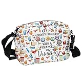 MAOFAED Umhängetasche für Brettspiele, Geschenk für Brettspieler, Junggesellinnenabschied, Schultertasche für Damen, Today Bingodj