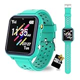 Smartwatch Kinder , Spiele , Telefon für Mädchen und Jungen ( Grün)