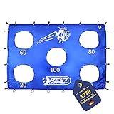 Best Sporting Torwand für Fußballtor I Tor Wand 193 x 150 cm I passend für Fußballtore mit 213 x 152 cm I Torwand Kinder mit 5 Schusslöchern