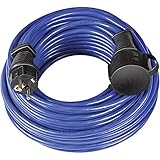 Brennenstuhl BREMAXX Verlängerungskabel (10m Kabel in blau, für den kurzfristigen Einsatz im Außenbereich IP44, Stromkabel einsetzbar bis -35 °C und UV-beständig)