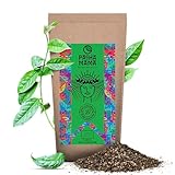 Guayusa Pachamama Pure 0,1 kg | Bio-Ilex Guayusa aus Ecuador 100 g | Kraft des natürlichen Koffeins | Ohne Zusatzstoffe | Cousine des Mate Tees | Milder Geschmack | Alternative für Kaffee