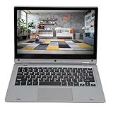 11,6-Zoll-Laptop, FHD-Touchscreen, 360-Grad-Convertible 2-in-1-Business-Laptop, Celeron N4020, 11 Installiert, 6 GB RAM, 128 GB SSD, 7000-mAh, für Büroarbeit und (6+1 TB