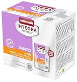 INTEGRA PROTECT im Pouch, Nassfutter für erwachsene Katzen als Nahrungsergänzungsfutter für Diabetes mit Pute 8 x 85 g