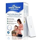 Fruchtbarkeitstest Sperma Test für Männer: Easy@Home 1 x Spermientest Zeugungsfähigkeit Schnelltest Kinderwunsch - Misst die Konzentration von Spermien