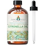 EVOKE OCCU Citronella ätherisches Öl 4 Oz, reines Citronella-Öl für Haut Haar Diffusor Spray Roll On- 4 FL Oz