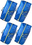IKEA 901.491.48 Frakta Aufbewahrungstasche, blau, 4 Stück