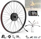 Bafang E-Bike-Umrüstkit 48V500W Hinterrad-Brushless Nabenmotor Kits mit Mehrsprachig EKD01 LCD Display, E-Bike Hinterradmotor Umrüstkit passend für 28 Zoll, 29 Zoll, 700C