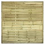 Avanti Trendstore - Sichtschutzwand/Flechtzaun aus Kiefernholz massiv, sehr robust und widerstandsfähig. Maße: 180x180 cm.