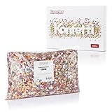 KarneLux Papier Konfetti Party-Deko für Karneval, Fasching, Kindergeburtstag, Silvester und Hochzeit, Tischkonfetti Dekoration - 800g Mehrfarbig
