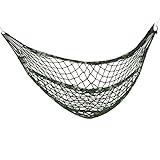TRIXES Kleine Army Reise hängematte aus Nylon für Camping, zum Entspannen und Schlafen oder für den Garten