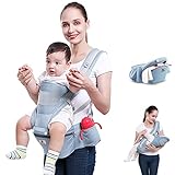 Babytrage 6 in 1 Tragetuch Baby Neugeborene – Ergonomisch, Wandelbar, Nach vorne und Außen Gerichtet, Passend für alle Anforderungen für Babys von 0–36 Monaten, Geeignet für alle Jahreszeiten