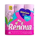 Renova SKINCARE LOTION Toilet Paper 12 Rolls, 12 stück