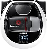 Samsung VR7000 VR1GM7030WW/EG POWERbot Saugroboter (80W, extra starke Saugkraft ideal für Teppiche und Tierhaare, saubere Ecken, WLAN und App, Alexa, Fernbedienung, Startzeit-Vorwahl) weiß