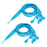 Lantelme 12 Stück Rouladenbinder aus Silikon 54cm lang | Silikonbänder in blau für Rouladen Spargel Gemüse Fleisch Fisch | wiederverwendbar hitzebeständig lebensmittelecht | Kohlrouladen Schaschlik