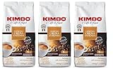 3x Kimbo Espresso Crema Intensa Kaffeebohnen Mitteldunkle Röstung Ganze Kaffeebohnen 1kg Beutel Kaffee von Neapel