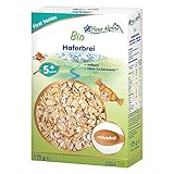 FLEUR ALPINE Bio Babybrei Hafer - Abendbrei Baby Haferflocken | Nahrhaftes Porridge | Einfache Zubereitung | Getreidebrei 5+ Monate ohne Zuckerzusatz | 7 Portionen