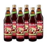 RABENHORST Scharfes Gemüse BIO 6er Pack (6 x700 ml) - Hochwertiger Gemüsesaft aus verschiedenen Gemüsesorten mit intensiv-scharfer Note