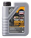 LIQUI MOLY Top Tec 6200 0W-20 | 1 L | Synthesetechnologie Motoröl | Art.-Nr.: 20780, farblos