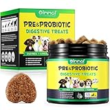 Probiotische Kausnacks für die Verdauung, 120 Stück Hunde Probiotika als Leckerli(Entenaroma 120PCS), Empfindliche Bäuche, Wachsartige und Juckende Ohren (300g)