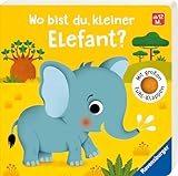 Wo bist du, kleiner Elefant? Mit großen Fühl-Klappen - Spielbuch mit Stoff-Klappen, Kinderbuch ab 12 Monaten: Mit großen Fühl-Klappen