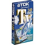 TDK VHS Videokassette TV-240 (240 Minuten Laufzeit) 1 Stück