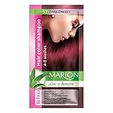Marion Haarfärbe-Shampoo im Beutel, semi-dauerhafte Farbe, Haltbarkeit 4 bis 8 Wäschen, mit Aloe und Keratin