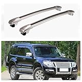 CCLXWY Aluminium Dachträger Relingträger,Dachgepäckträger Alu Relingträger 2 Stück für Pajero V93 V97 2007-2020,B