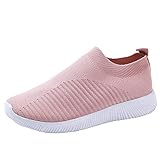 Générique Turnschuhe und Sportschuhe für Damen, Laufschuhe, atmungsaktiv, für Sport, Tennis, Leichtigkeit, Fitness, Fitnessstudio, Jogging, Outdoor, Rosa., 38 EU