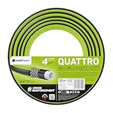 CELLFAST Gartenschlauch 4 Lagiger Wasserschlauch Aus Formstabilem Kreuzgewebe Für Garten Bewässerungsschlauch UV Beständig Anti Algen Flexibler Schlauch 20 Bar 1 2 Zoll 25 Meter Quattro