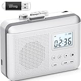 Walkman-Kassettenspieler: Mit 16GB SD Karte Vintage Kassettenspieler, konvertieren Walkman Kassetten mit Recorder, großer Lautsprecher, Kopfhöreranschluss