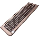 Ferninfrarot Heizkissen Für Den Ganzkörper,Infrarot Wärmematte,Natürliche Infrarot-Matte Sofakissen Thermische Physiotherapie-Bett Germanium Beheizt 138 Jadesteine,Electriches Heizkissen (59'x 20')