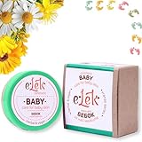 ELEK Baby Kräutersalbe 20 ml - Bio Kinder Salbe - Hypoallergene Creme - alle Hauttyp Windelcreme - Windelbereich - Babypflege - Hautpflege unter Windeln mit Ringelblume und Johanniskraut & Bienenwachs