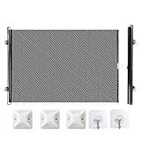 Einziehbares Treppenschutzgitter für Baby, 0-125 cm ausziehbares Babyabsperrgitter mit Locatoren und Haken, ohne Bohren, Türgitter, Hunde-Laufgitter, Haustierzaun für Treppen und Schlafzimmertüren