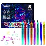 Glow in the Dark Farbe, waschbar, leuchtend, Bodypainting Make-up, temporäre Neon-Marker, für Erwachsene, , Mädchen, Kunsthandwerk