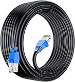 MutecPower CAT6 50m Außen Verwendung wasserdicht - CCA - Direct Burial Ethernet Netzwerkkabel - 250 Mhz - 50 meter