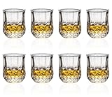 Soopiiso Schnapsgläser, Likörgläser, Sherrygläser, 50 ml, 8 Stück