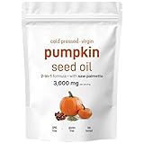 Für die Gesundheit von Haaren, Harnwegen, Blase und Prostata, geeignet für Männer und Frauen, kaltgepresstes, reines natives Öl