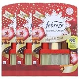3 x Febreze Duftstecker Nachfüllflakon Apfel & Zimt je 20ml Bekämpft Gerüche