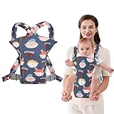 Tangger Babytrage für Neugeborene ab Geburt ergonomische babytrage hüftsitz baby babytragetücher beige Puppentrage Ergonomische Babybauchtrage Rückentrage Baby