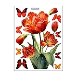 Fensterdeko Folie | Bunte Schmetterlinge Fensterbilder | Kreative Doppelseitige Statische Dekoration Für Zuhause Wohnzimmer Wand Tür Arbeitsplatz Motiv