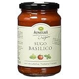 Alnatura Bio Origin Sugo Basilico, 325 ml