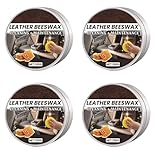 Lederpflege Creme Leder Reparatur 100G, Lederreparatur Creme, Lederbalsam,Leder-Restaurator, Langlebig Sofa Leder Reparatursätze für Leder Restaurierung Risse Löcher, Autositze (4PCS, 100G)