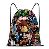 PYTRARTY Rob-Lox Turnbeutel，Rob-Lox Sporttasche Klein，Rob-Lox Sportbeutel mit Kordelzug，Rob-Lox Turnbeutel Jungen，Rob-Lox Sportrucksack Kinder，Geeignet für Jungen und MäDchen