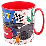 Stor Tasse Micro 350 ml Cars Lets Race, Kunststoff, bunt, 8 cm