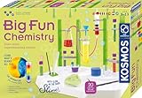 KOSMOS 617400 Big Fun Chemistry-Die verrückte Chemie-Station, Experimentierkasten, Labor für Kinder ab 8 Jahren, glibbriger Schleim, blubbernde Flüssigkeiten, mehrsprachige Anleitung